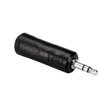 Hosa technology adaptor 1/4 in TRS to 3.5mm TRS