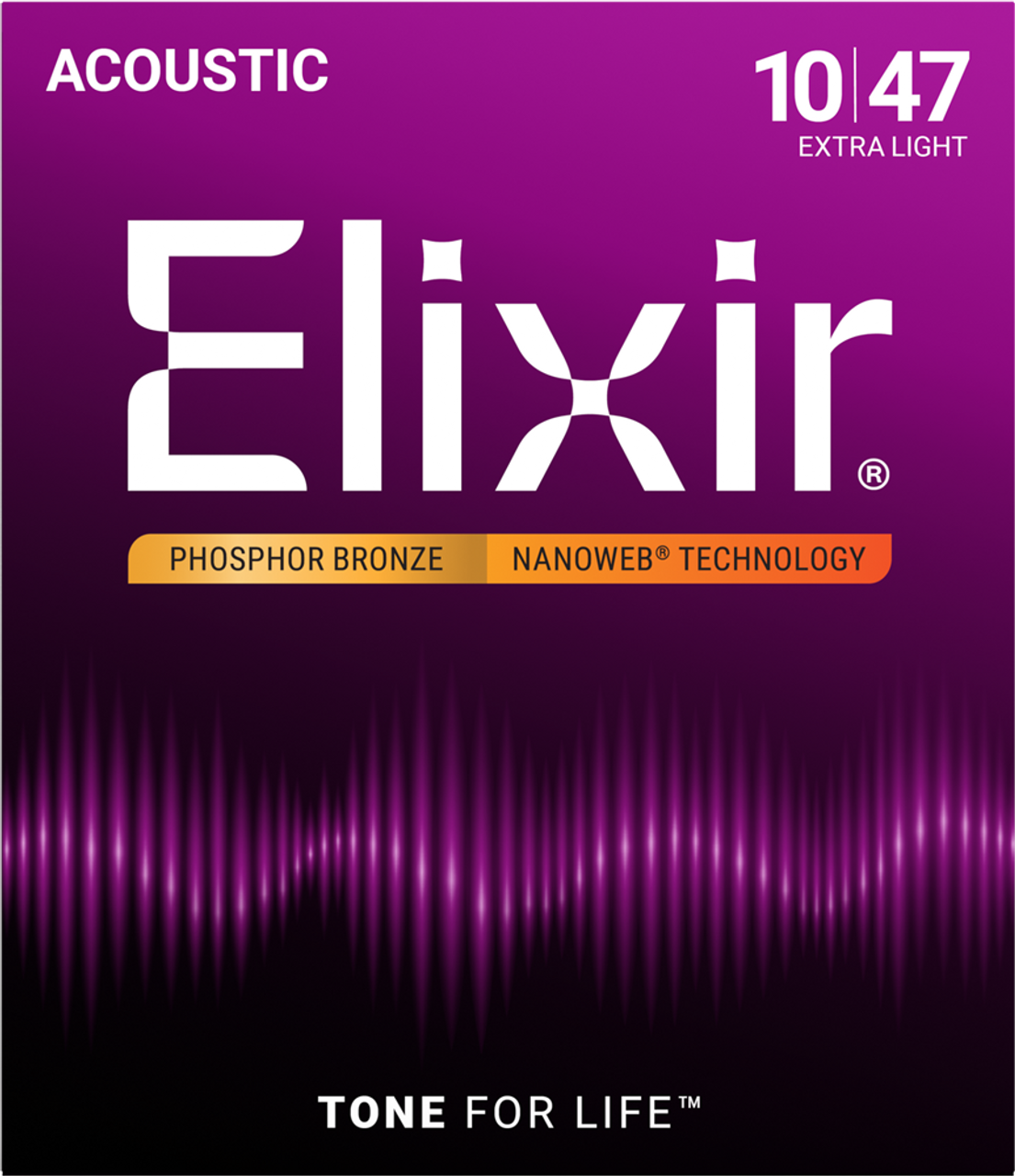 Elixir Nanoweb Phosphor Bronze 10-47 16002