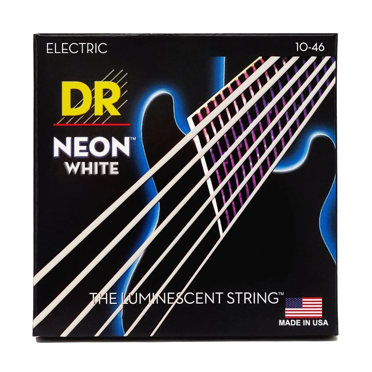 DR Strings NEON Blue electric guitar strings 10-46 NBE-10