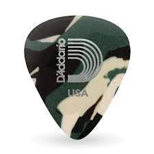 D’Addario Classic Celluloid Camo Picks