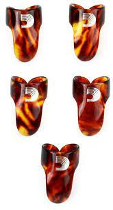 D’Addario Classic Celluloid finger picks 5-pack
