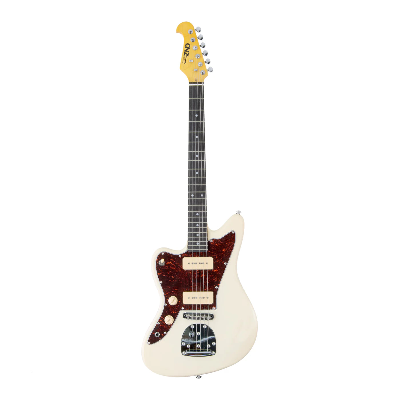 CNZ Jazz Master, Ivory, Left-handed