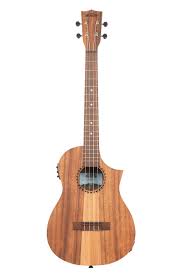 KALA Teak Tri-Top Cutaway Tenor Ukulele w/ EQ