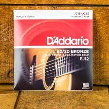 D'Addario EJ12 80/20 Bronze 13-56