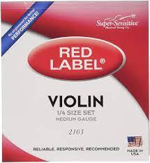 Red Label Violin String Set