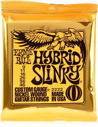 Ernie Ball 2222 Hybrid Slinky electric guitar strings