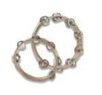 1st Note 6” single row headless Tambourine