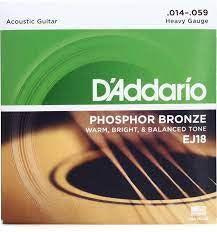 D’Addario EJ18 Phosphor Bronze Acoustic guitar strings