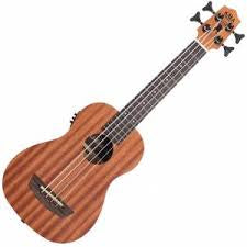 KALA Zebrawood U*BASS with case