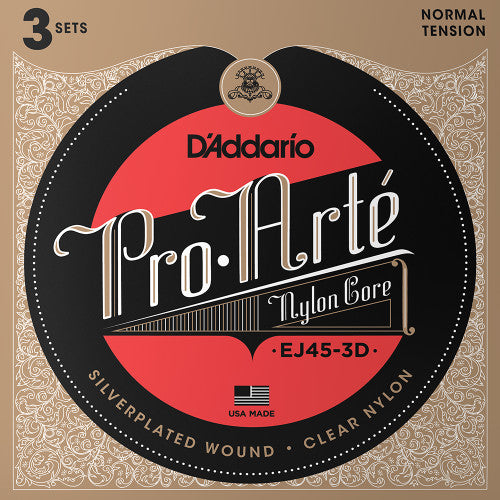 D’Addario Pro Arté Nylon Core 80/20 strings EJ47