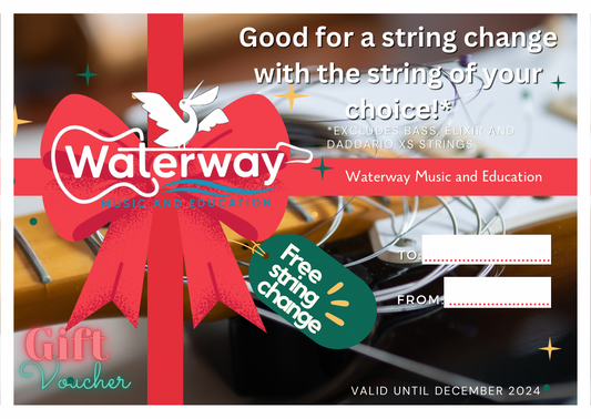 Waterway String Change Christmas Gift Card
