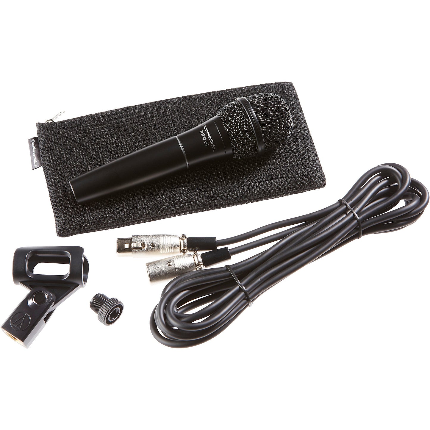 Audio-Technica PRO 61 Hypercardioid Dynamic Vocal Microphone with cable and clip