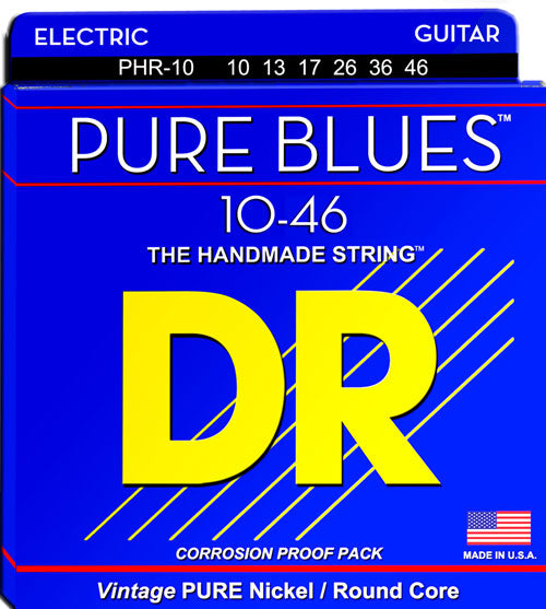 DR Strings Pure Blues electric guitar strings 10-46