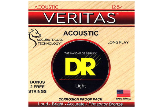 DR Strings Veritas Acoustic guitar strings 12-54