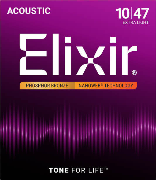 Elixir Nanoweb Phosphor Bronze 10-47 16002