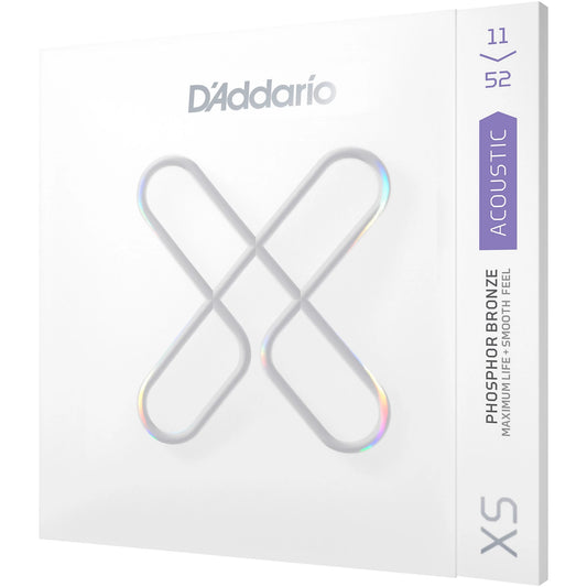 D’Addario XS Phosphor Bronze Acoustic Strings 11-52