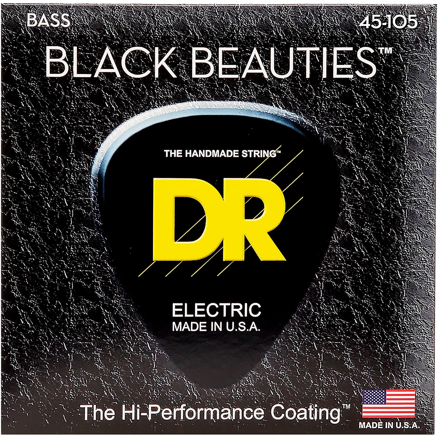 DR Strings Black Beauties Coated acoustic guitar strings
