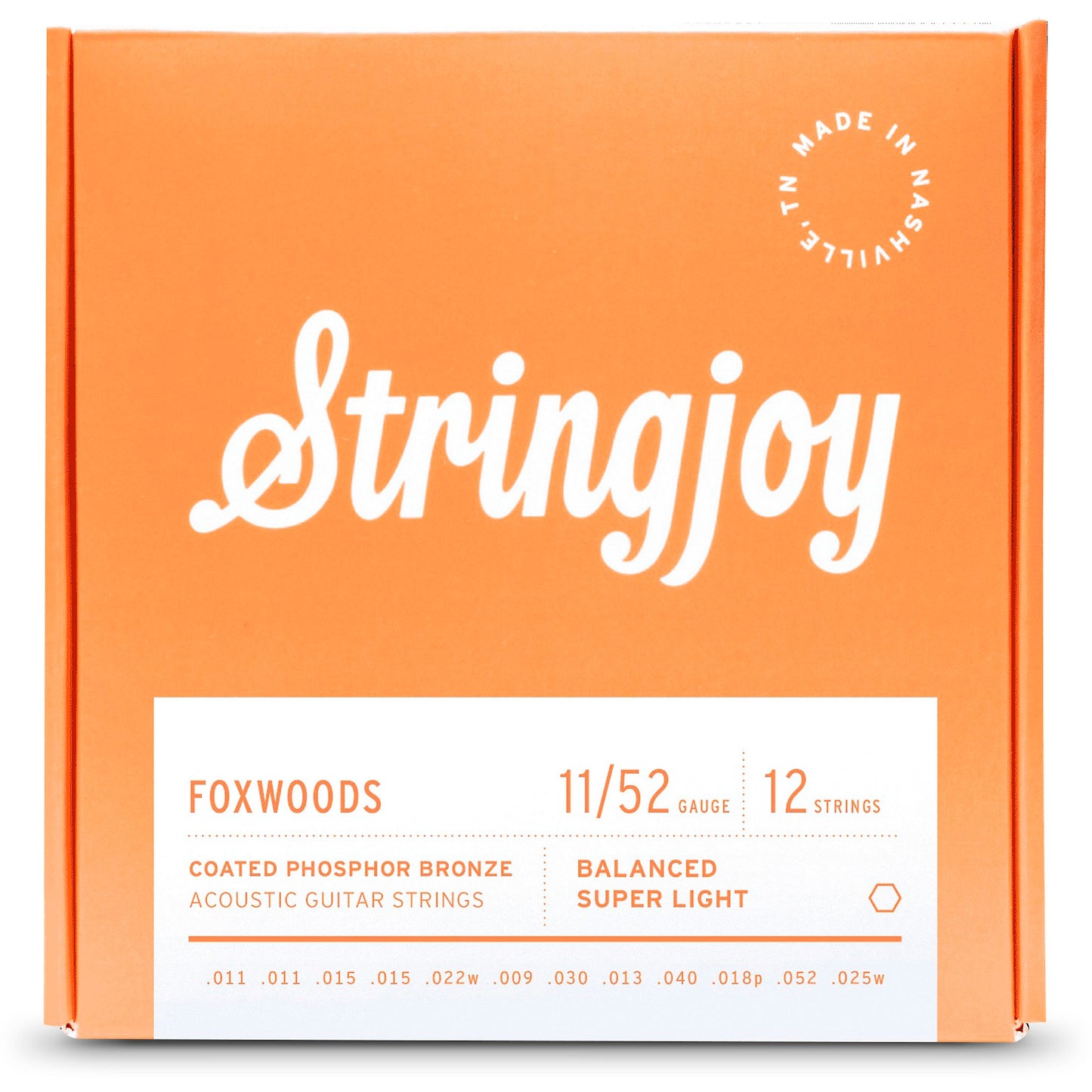 Stringjoy Foxwoods 10/50 12-string set