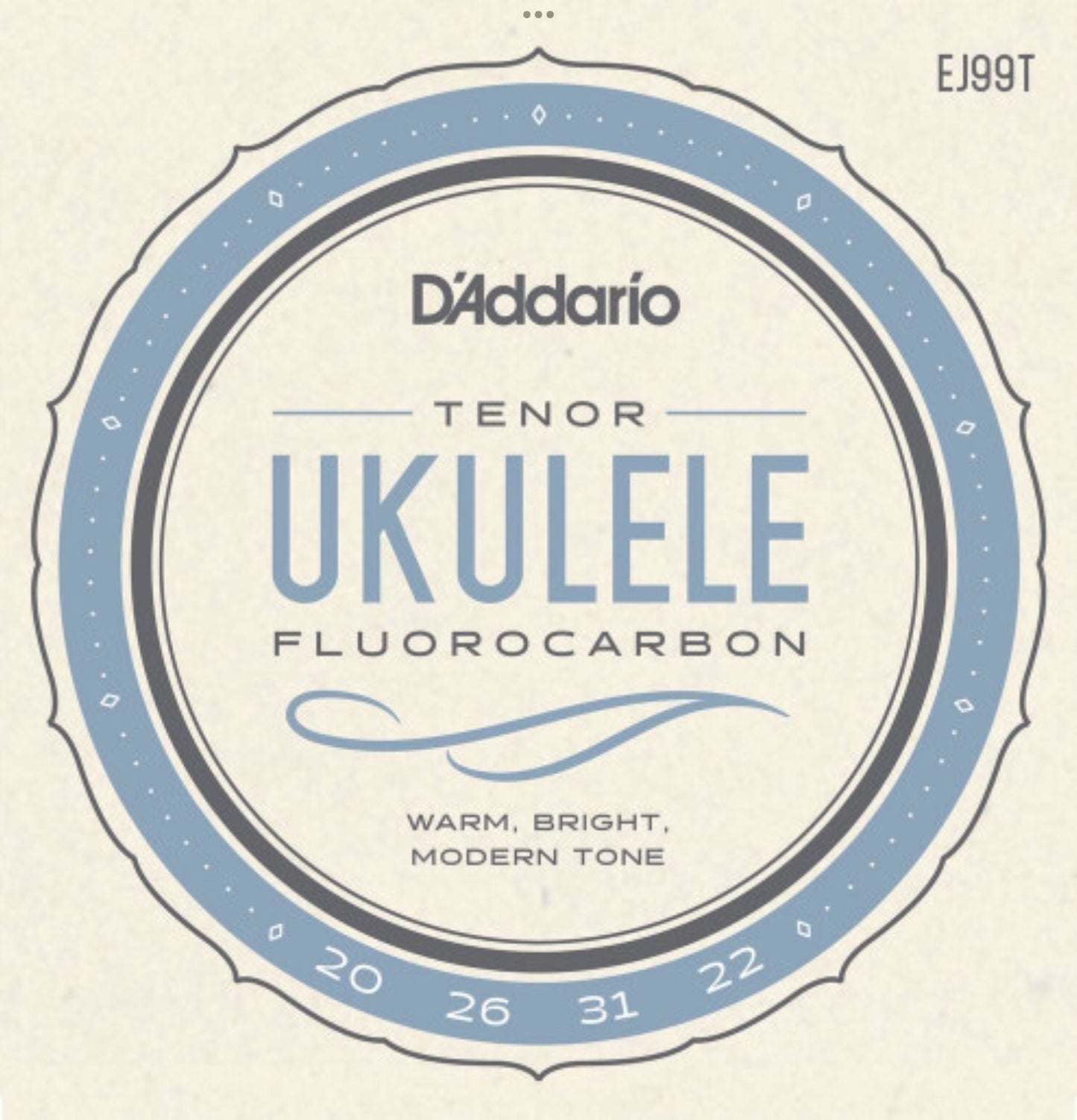 D’Addario EJ99TLG Flourocarbon Tenor Ukulele strings (low G)