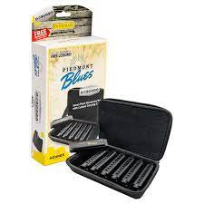 Piedmont Blues Seven Piece Harmonica Set with Case