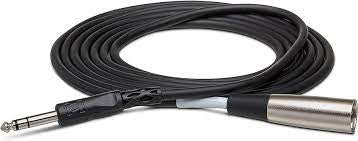 HOSA 1/4” TRS to XLR3M, 10’