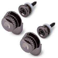 D’Addario Universal Strap Lock Nickel Strap Buttons