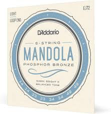 D’Addario 8 string Mandola phosphor bronze loop-end strings