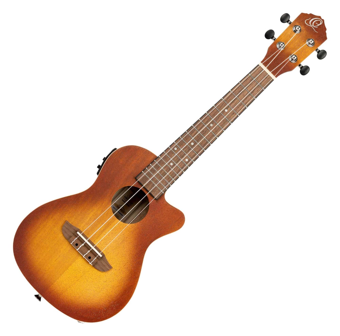 Ortega Earth Series Concert Ukulele, Dawn Sunburst