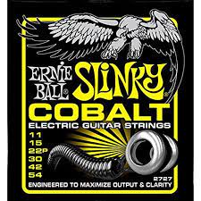Ernie ball slinky cobalt electric guitar strings 11-54 2727