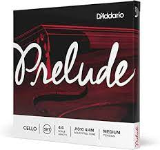 D’Addario Prelude 4/4 Cello strings medium tension