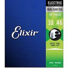 Elixir Optiweb 10-46 light electric guitar strings 19052