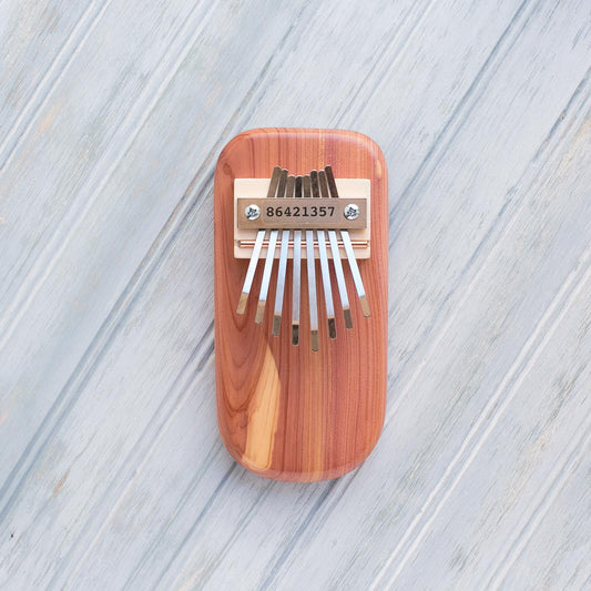 Mountain Melodies Cedar Board Thumb Piano Kalimba