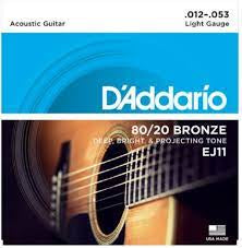 D'Addario EJ11 80/20 Bronze 12-53