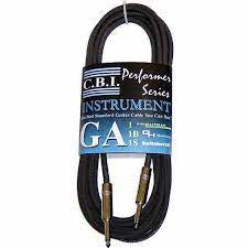 CBI cables straight/straight 6’ instrument cable