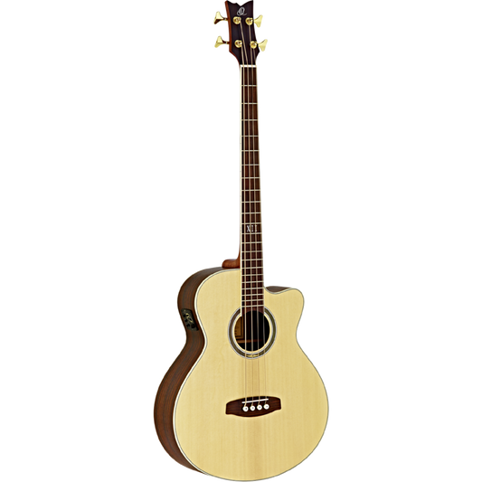 Ortega Acoustic Bass Deep Series 5, 4-string with case