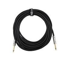 CNZ Audio instrument cable, Black, Straight-Straight, 10’
