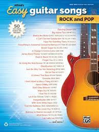 Alfred's Easy Guitar Songs - ROCK and POP