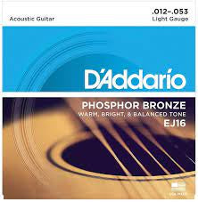 D’Addario EJ16 Phosphor Bronze acoustic guitar strings